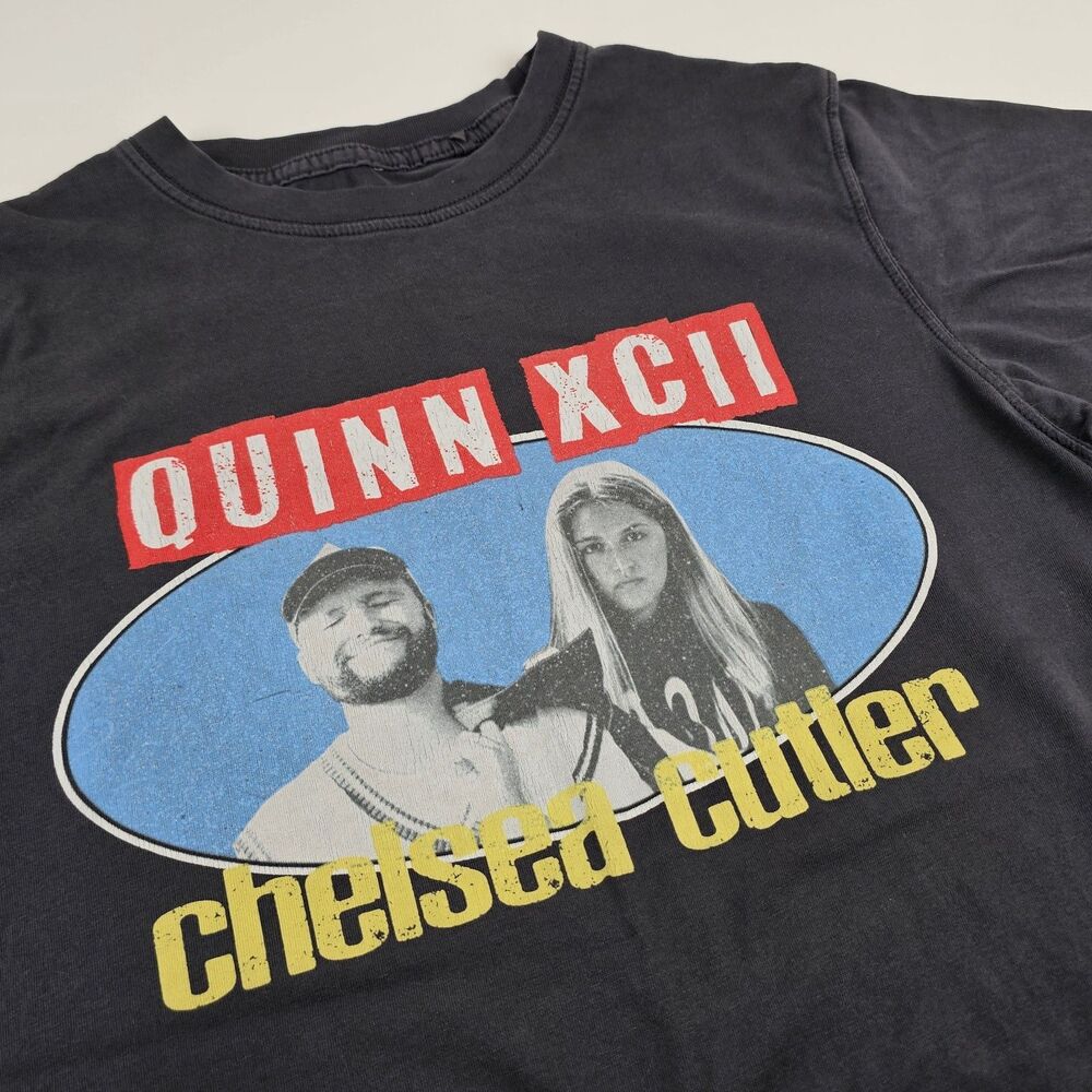 Quinn XCII Chelsea Cutler Stay Next To Me 2021 Tour T Shirt Small Concert Tee